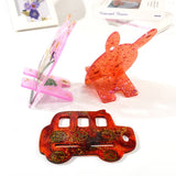 Cartoon Phone Holder Epoxy Resin Mold Animal Cars Silicone Universal Tablet Mold