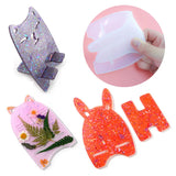 Cartoon Phone Holder Epoxy Resin Mold Animal Cars Silicone Universal Tablet Mold