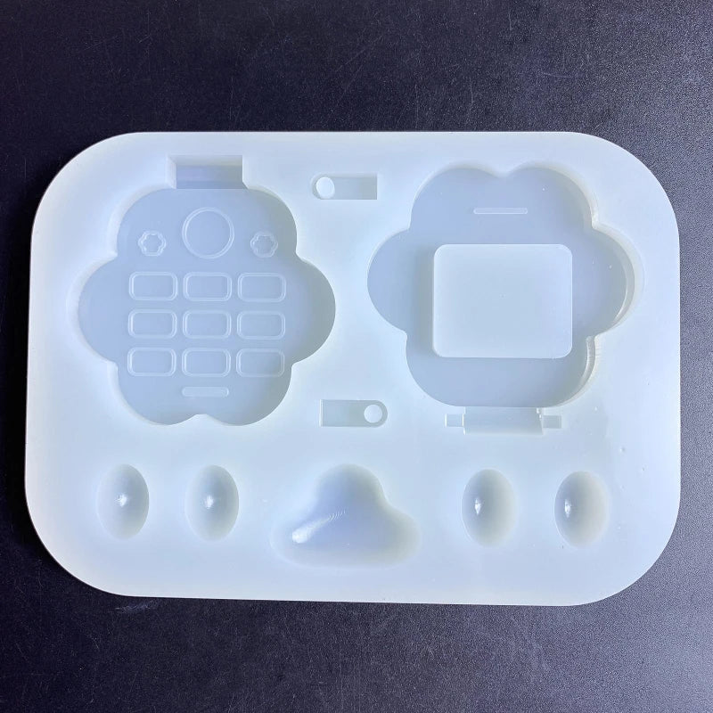 Phone Resin Shaker Molds, Silicone Quicksand Mould