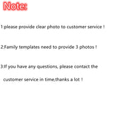Family Photo Acrylic Keychain DIY Creative Souvenir Keychain