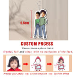 Family Photo Acrylic Keychain DIY Creative Souvenir Keychain
