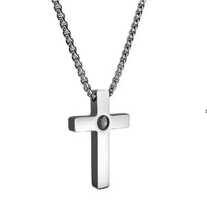 Cross Projection Necklace for Men