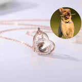 Heart Projection Necklace Personalized Jewelry