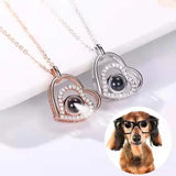 Heart Projection Necklace Personalized Jewelry
