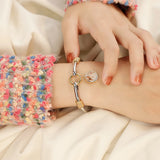 Customizable O Chain Bracelet for Women Romantic Charm Jewelry for Val
