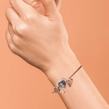 Love Heart Bracelet Silver Jewelry O Chain Bangle