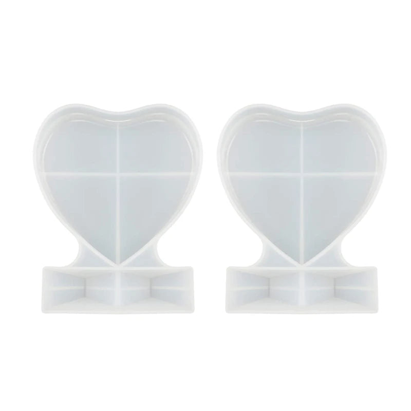 Heart Picture Frame Silicone Mold for Home Decoration DIY Crafts