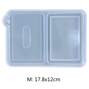 Resin Shaker Mold for DIY Craft, Silicone Quicksand Mould for Epoxy Casting