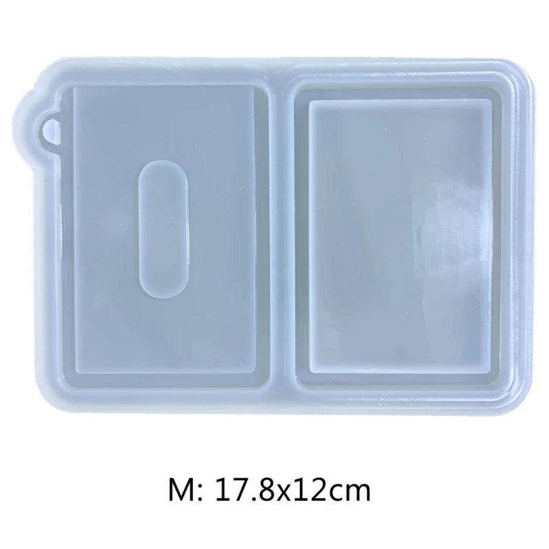 Resin Shaker Mold for DIY Craft, Silicone Quicksand Mould for Epoxy Casting