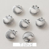 Photo Frame Shell Pendant Plating Preserving Necklace Bracelet Earring Pendant