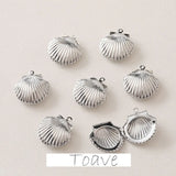 Photo Frame Shell Pendant Plating Preserving Necklace Bracelet Earring Pendant
