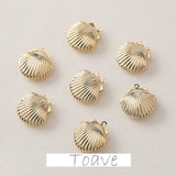 Photo Frame Shell Pendant Plating Preserving Necklace Bracelet Earring Pendant