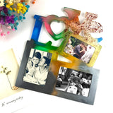 Heart Shape Photo Frame Silicone Mold for Epoxy Resin Crafts