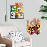 Heart Shape Photo Frame Silicone Mold for Epoxy Resin Crafts
