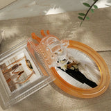 Photo Frame Silicone Mold Heart Square Round Picture Stand DIY Crafts