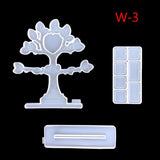 Epoxy Resin Mold for Photo Frame Tree Hanging Pendant
