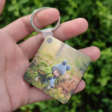 Personalized Photo Keepsake Lanyard Keychain Gift