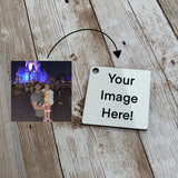Personalized Photo Keepsake Lanyard Keychain Gift