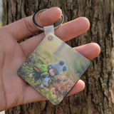 Personalized Photo Keepsake Lanyard Keychain Gift