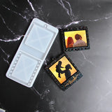 Photo Pendant Epoxy Resin Mold Keychain DIY Resin Mold