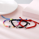 Photo Projection Braided Rope Bracelets Personalized Family Memorial Jewelry