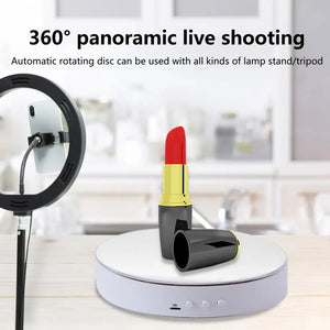 Electric Rotating Turntable Jewelry Holder for Shop