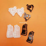 Piano Keys Pendant Mold Music Ornaments Silicone Mold