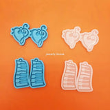 Piano Keys Pendant Mold Music Ornaments Silicone Mold