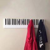 Wooden Coat Racks Piano Keys Wall Mounted Coat Hook Hanger