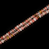 Faceted Watermelon Crystal Beads 5*8mm DIY Jewelry Bracelet Necklace 15in