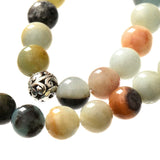8mm High Amazonite Stone Rosary Beads 16" F005