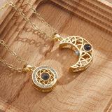 Sun and Moon Projection Couple Necklace Sun Moon Accessories Jewelry