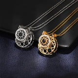 Sun and Moon Projection Couple Necklace Sun Moon Accessories Jewelry