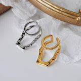 925 Sterling Silver Geometric Ear Clip Silver Jewelry
