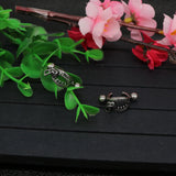 Zipper Shape Clip on Earrings Stainless Titanium Steel Non-piercing Ear Cuff