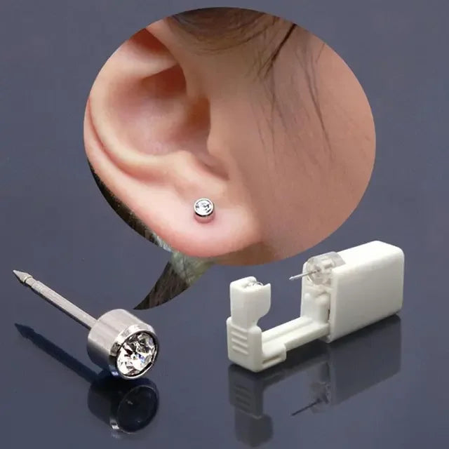 Disposable Ear Piercing Kit with 98 Studs