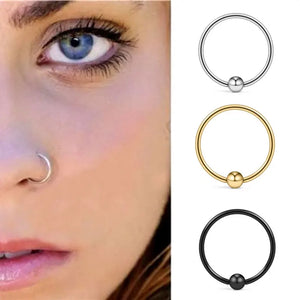 925 Silver Nose Ring Body Chain Hoop Nose Ring Body Jewelry