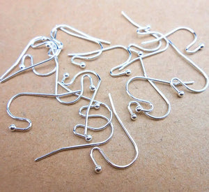 S-Shaped Ear Hook Earring Connection Clip Silver Jewelry Accessory