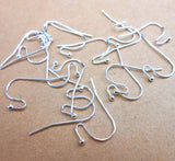 S-Shaped Ear Hook Earring Connection Clip Silver Jewelry Accessory
