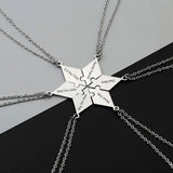 Friendship Puzzle Charm Pendant Necklace Set - BFF Necklace Set