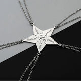 Friendship Puzzle Charm Pendant Necklace Set - BFF Necklace Set