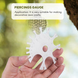 Stainless Steel Gauge Measurement Wheel 18G-0G Piercing Tool