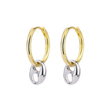 Pig Nose Hoop Earrings 925 Sterling Silver