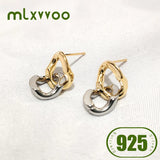 Pig Nose Hoop Earrings 925 Sterling Silver