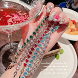 Pigeon Blood Red Love Gem Bracelet Plated 18K
