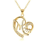 Pigirdle Mother's Necklace Letter Love Necklace Charms Pendant