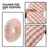 Round Pillow Ear Hole Side Donut Guard for Sleepers, Elderly, Nursing Neck