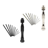 Pin Hand 0.8-3mm Drill Set for Model Making with Tipped Bead