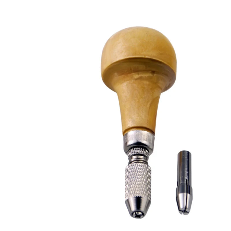 Pin Tong Vise Vice Wooden Handle Extra Collet Twist Drill Kit