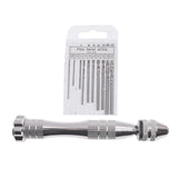 Pin Vise Hand Drill Bits with 10 Twist Drills Set for Wood Craft Resin